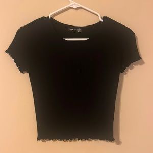 Cute black fitted tee